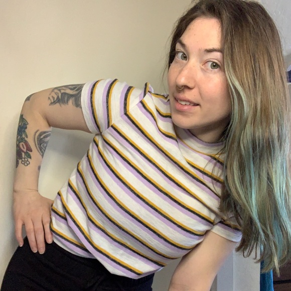 Striped sleeve shirt BP x Claudia Sulewski collab. - Picture 6 of 6